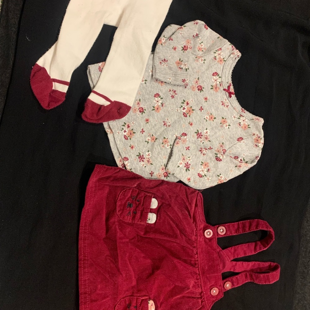 3 piece baby girl outfit!